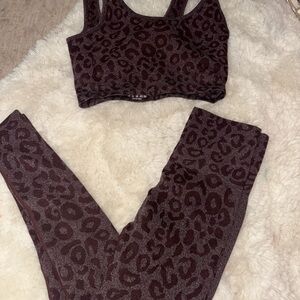 Leopard Print Women's Intimate Set xs